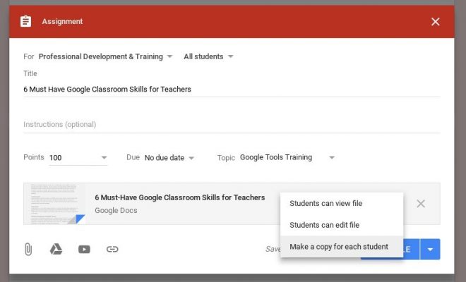 how to hide assignments in google classroom stream