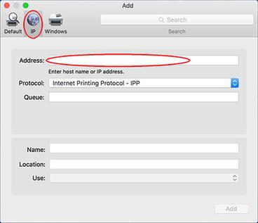 mac add printer from windows print server
