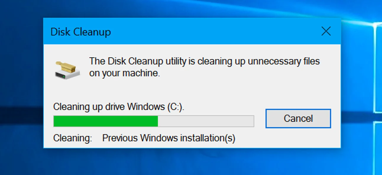 What is safe to delete in Disk Cleanup?