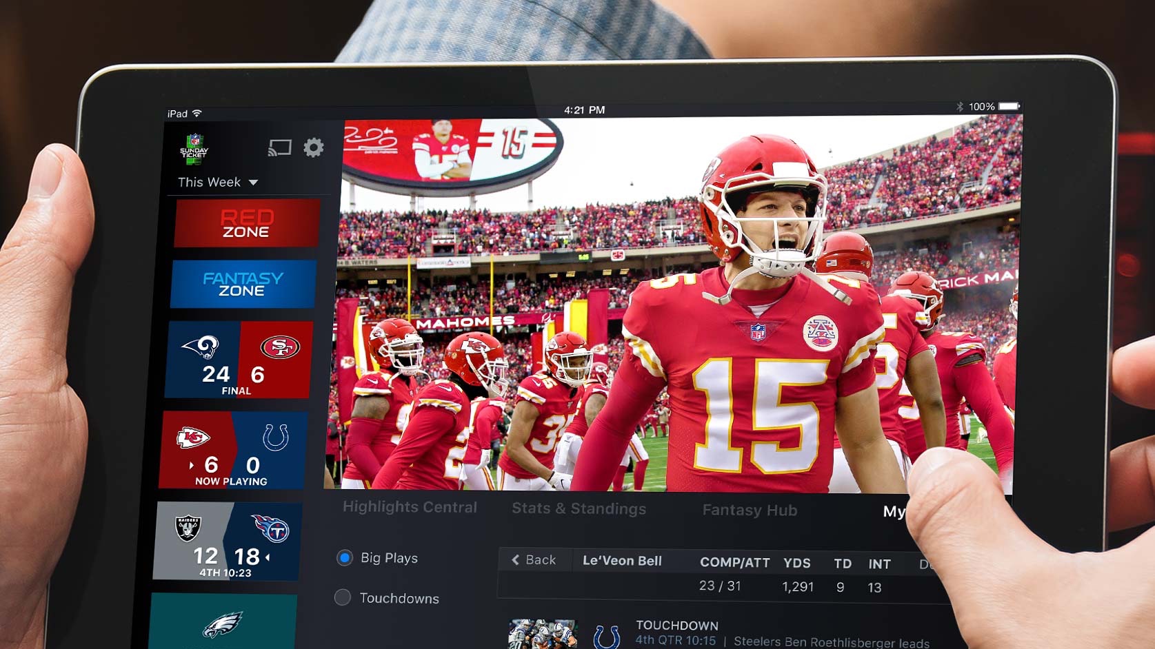 android tv nfl sunday ticket