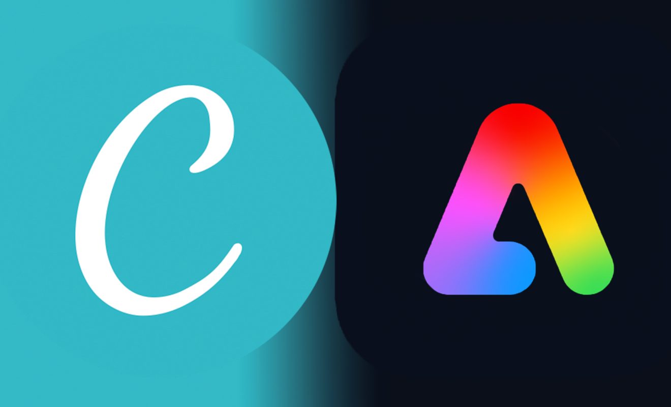 Canva: Free, Easy | Photoshop: Pricey, Powerful.