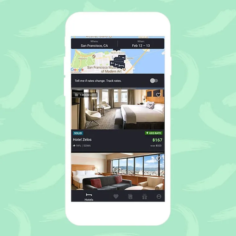 Apps for finding cheap or free places to stay while traveling the
