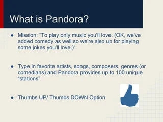 Bløde fødder Derfor angreb What is Pandora? - The Tech Edvocate