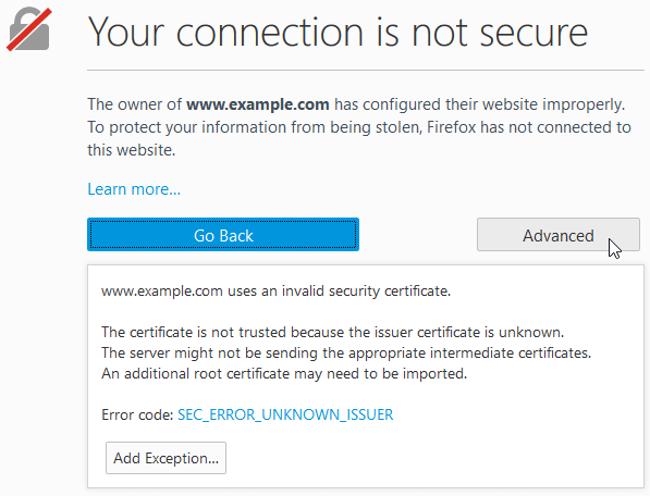 Certificate Error Navigation Blocked: What That Means and How to Fix It ...
