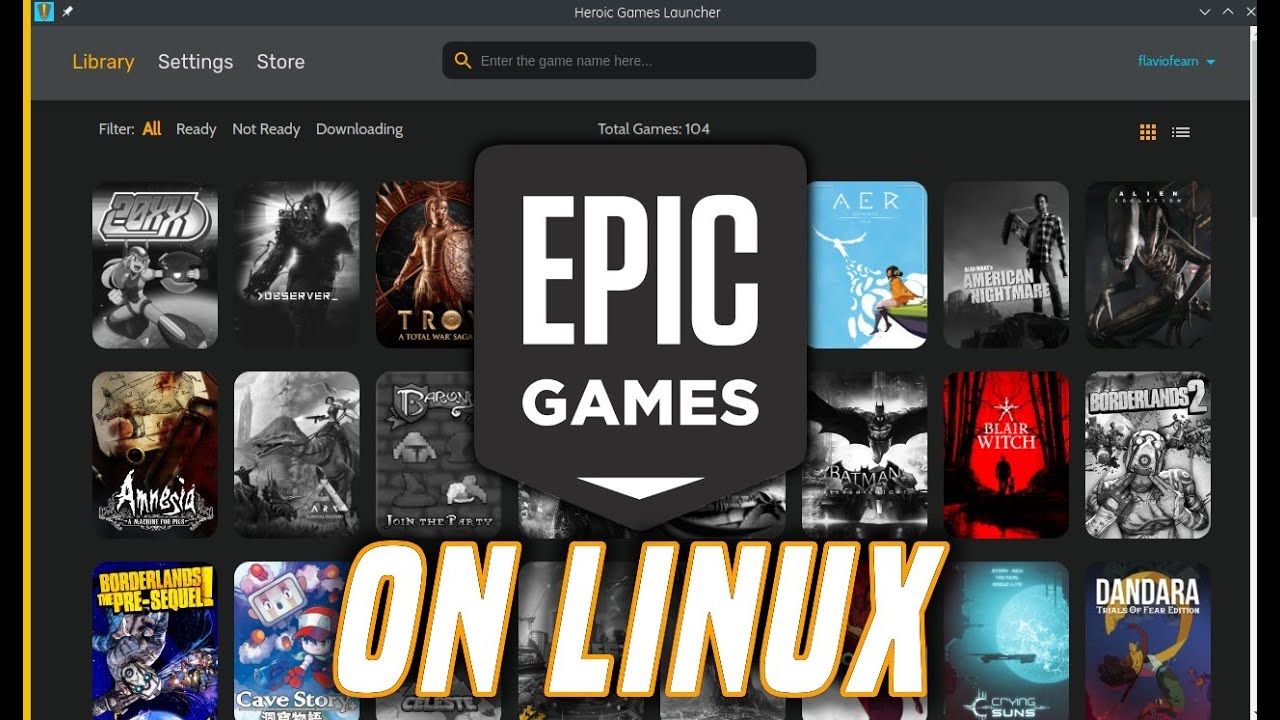 How to install and use Epic Games Launcher on Linux - simpler-website
