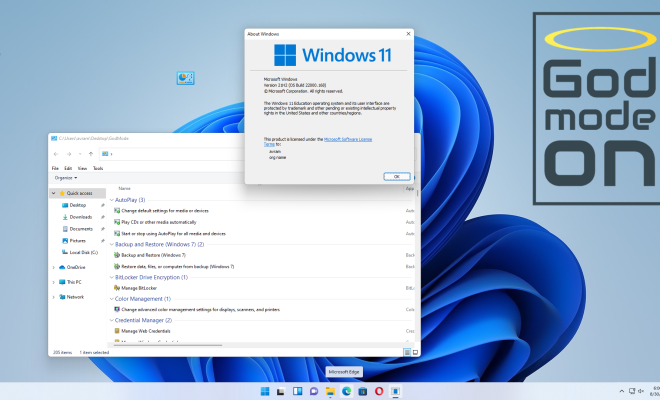 How to Enable God Mode on Windows 11 - The Tech Edvocate
