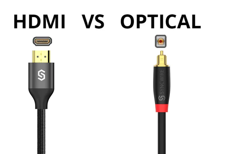 voksenalderen Evolve gæld HDMI vs. Optical: Which Digital Audio Connection to Use? - The Tech Edvocate