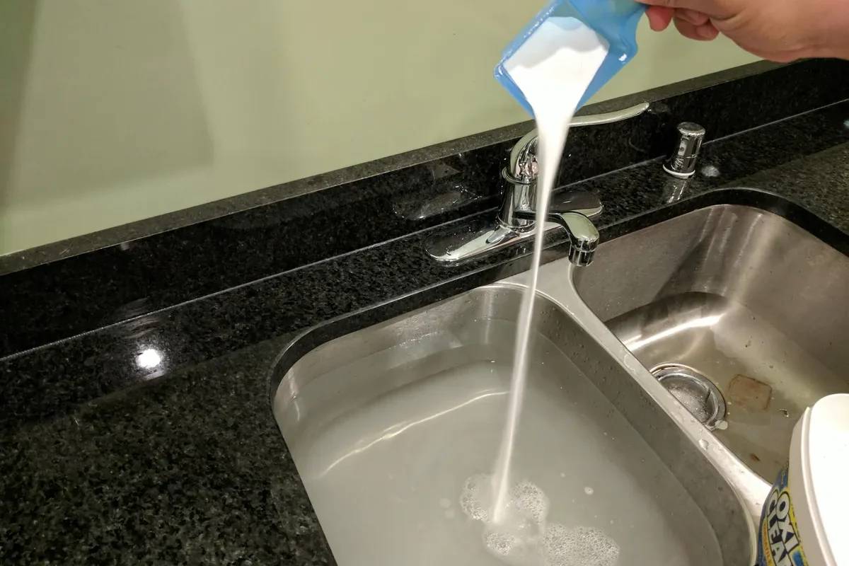 Drano kitchen store sink