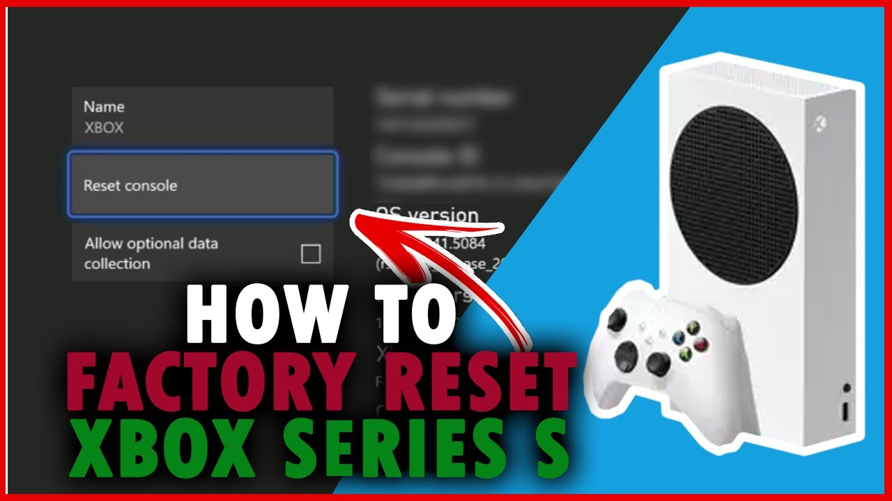 How to Factory Reset Your Xbox Series X, Xbox Series S or Xbox One