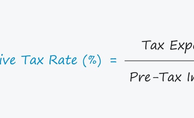 How to calculate effective tax rate - The Tech Edvocate