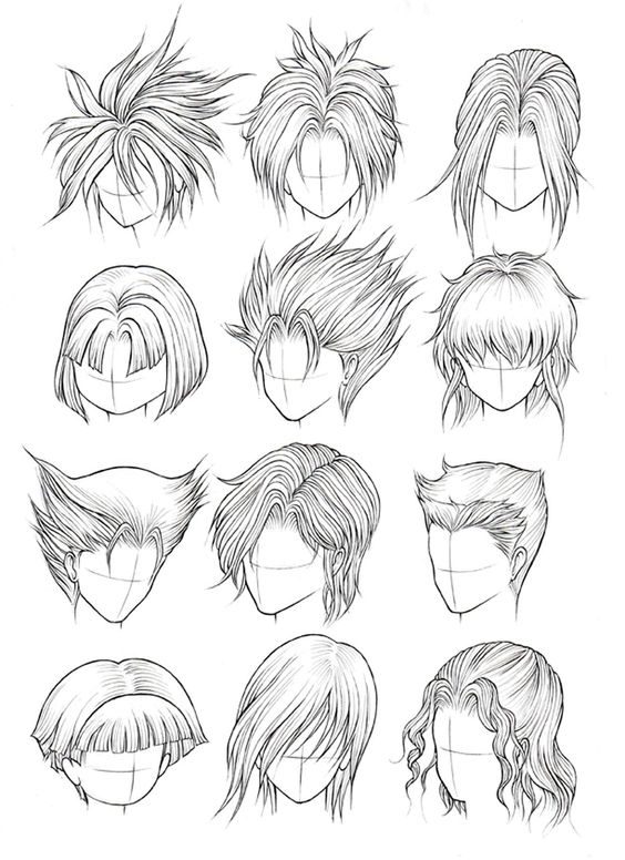 3 Ways to Draw Manga Hair - The Tech Edvocate