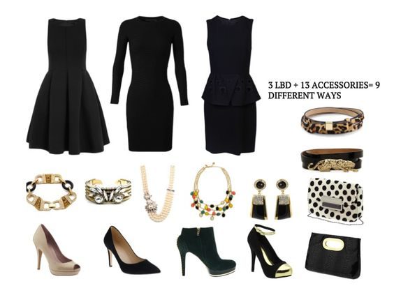 how to accessorize a black dress