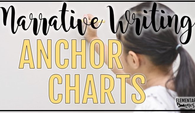 narrative writing 2nd grade anchor chart