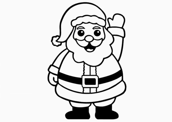 How to Draw a Santa Claus – Step by Step Drawing Tutorial - Easy Peasy and  Fun-saigonsouth.com.vn
