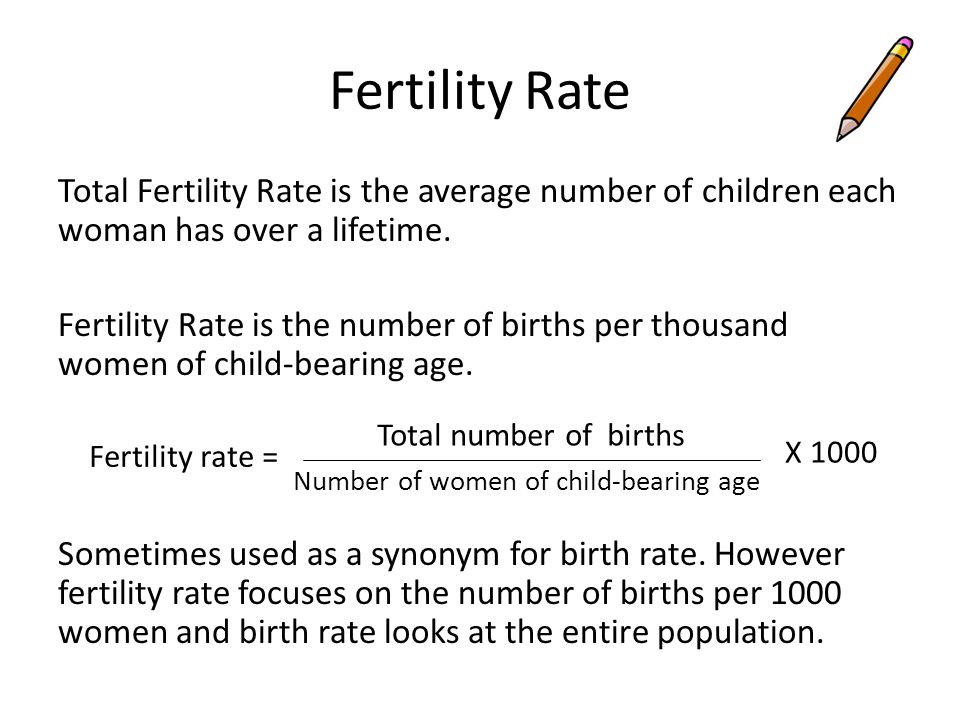 How to calculate total fertility rate - The Tech Edvocate