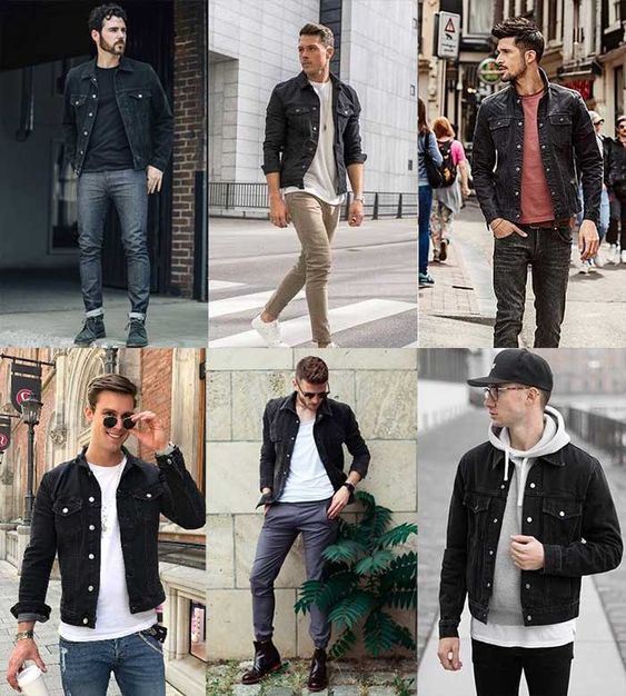 Denim jacket outfits men | Denim outfit men, Denim jacket men outfit,  Jackets men fashion