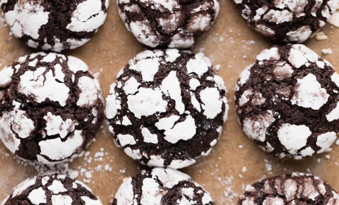 Best Chocolate Crinkle Cookies Recipe - How To Make Chocolate Crinkle ...