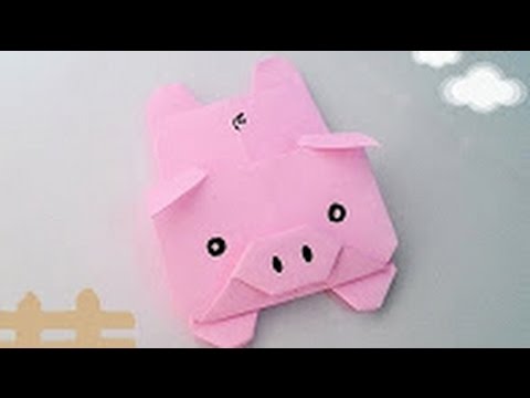 show me how to make a paper pig