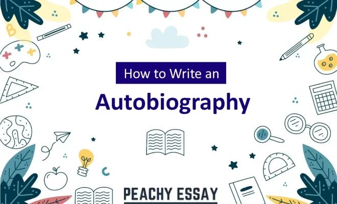 how to write an autobiographical essay