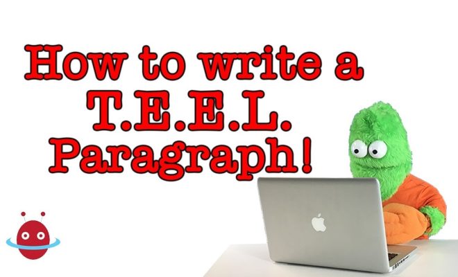 writing an essay using teel
