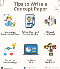 how to write a concept paper for business