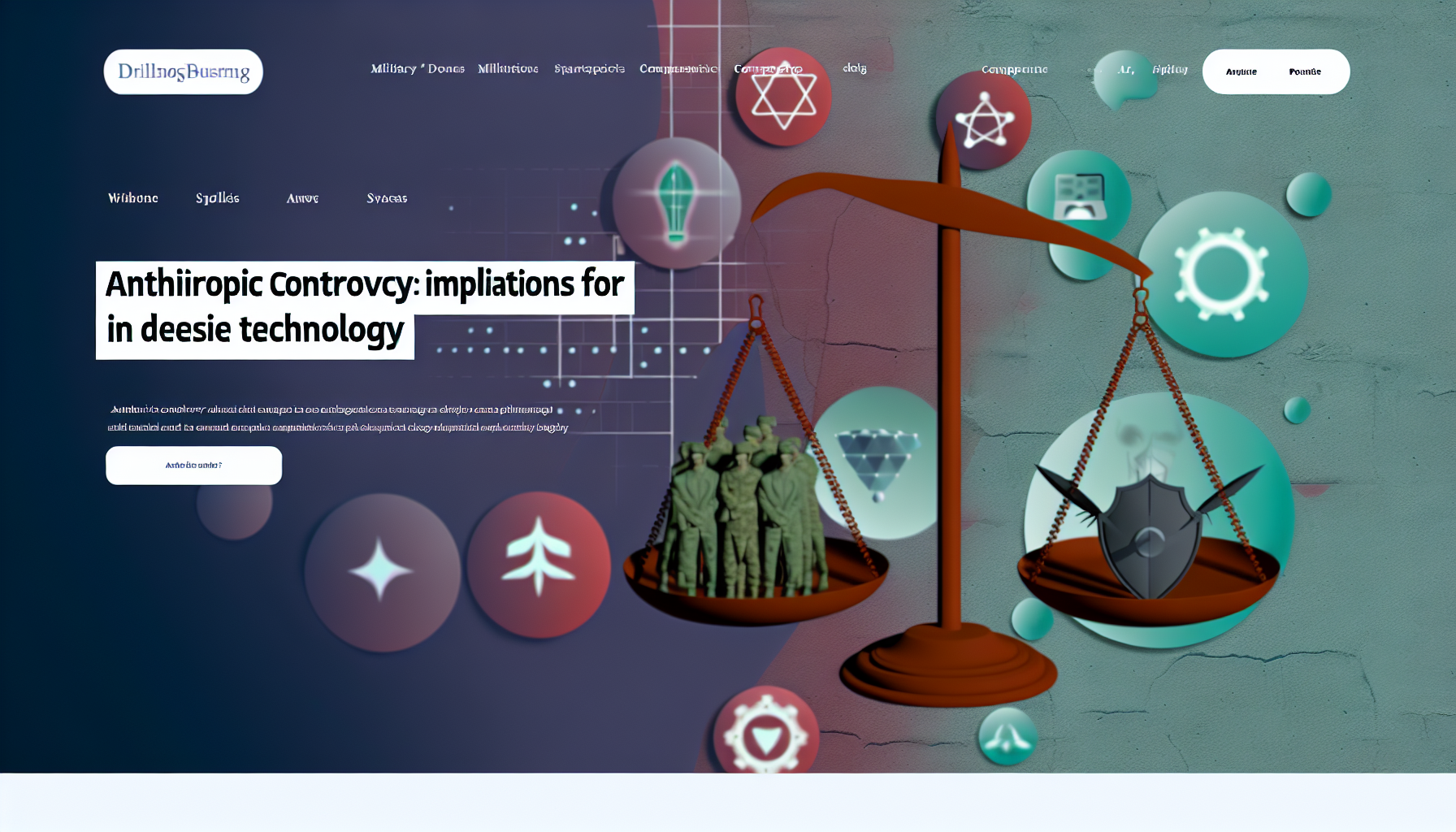 Anthropic Controversy: Implications for Startups in Defense Technology
