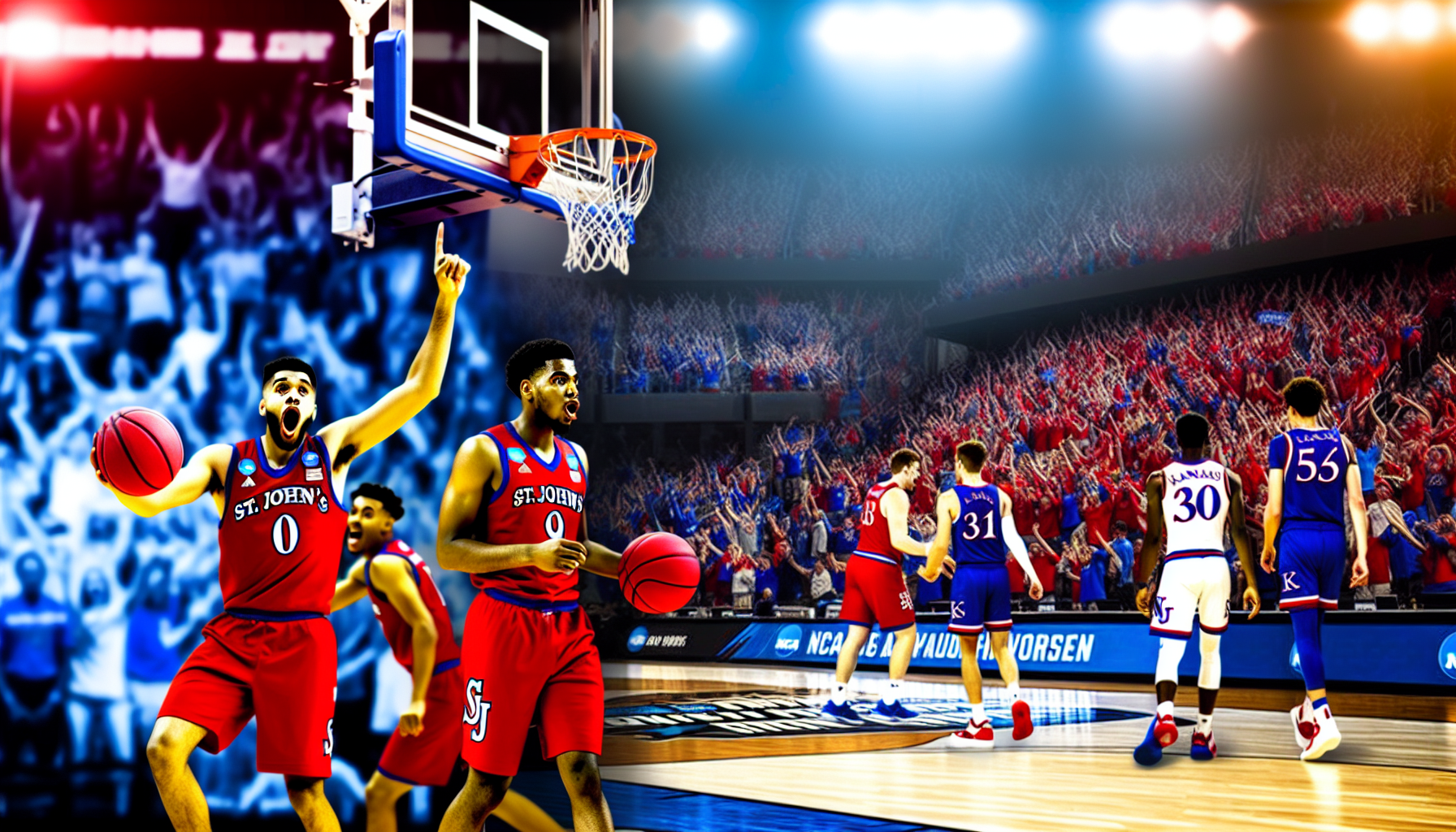 St. John’s Shocks Kansas with Last-Second Victory in NCAA Tournament Upset