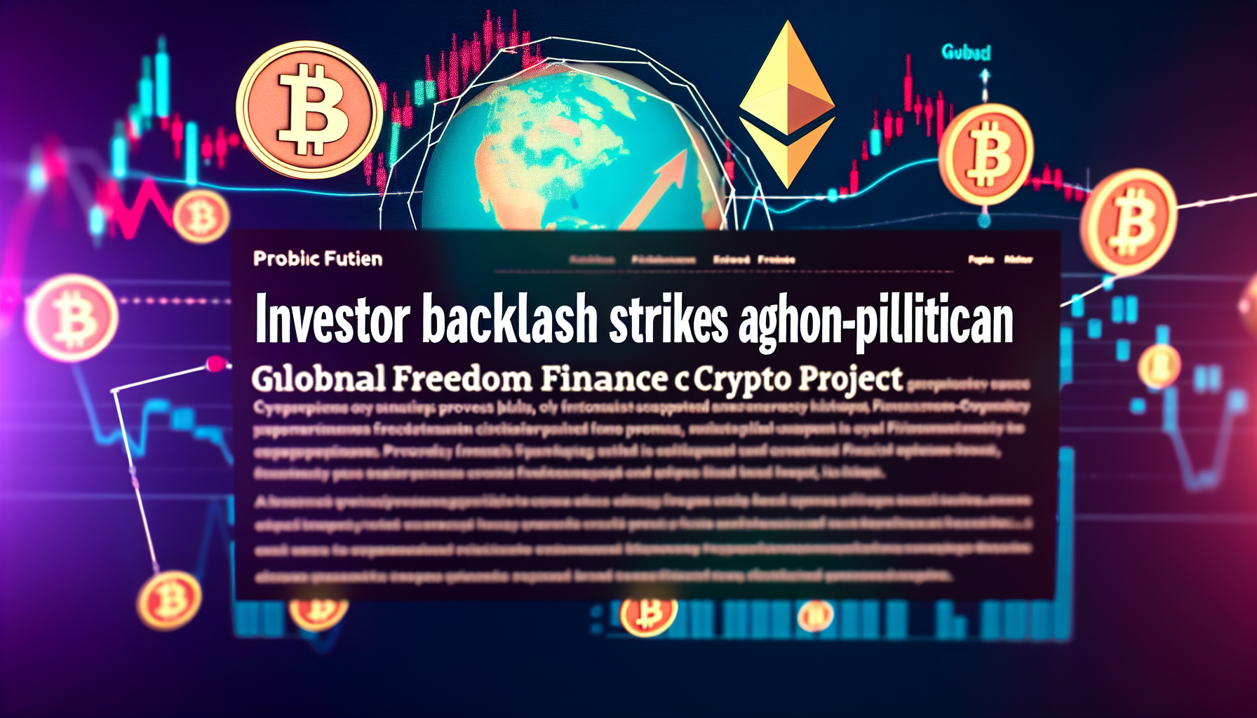 Investor Backlash Hits Trump-Backed World Liberty Financial Crypto Project