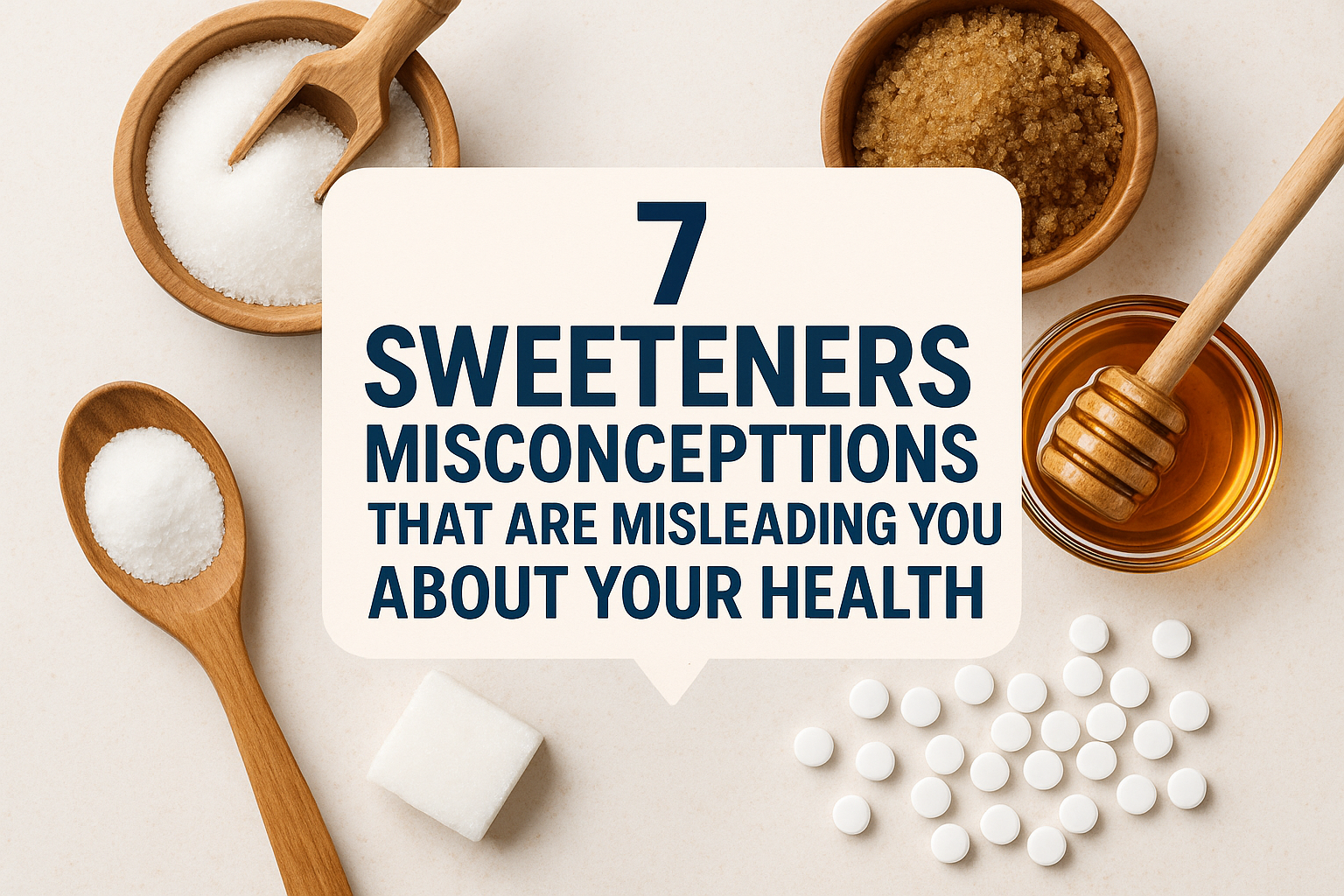 7 Sweeteners Misconceptions That Are Misleading You About Your Health