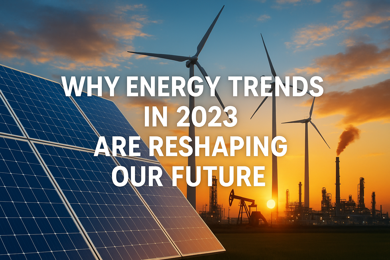 Why Energy Trends in 2023 Are Reshaping Our Future