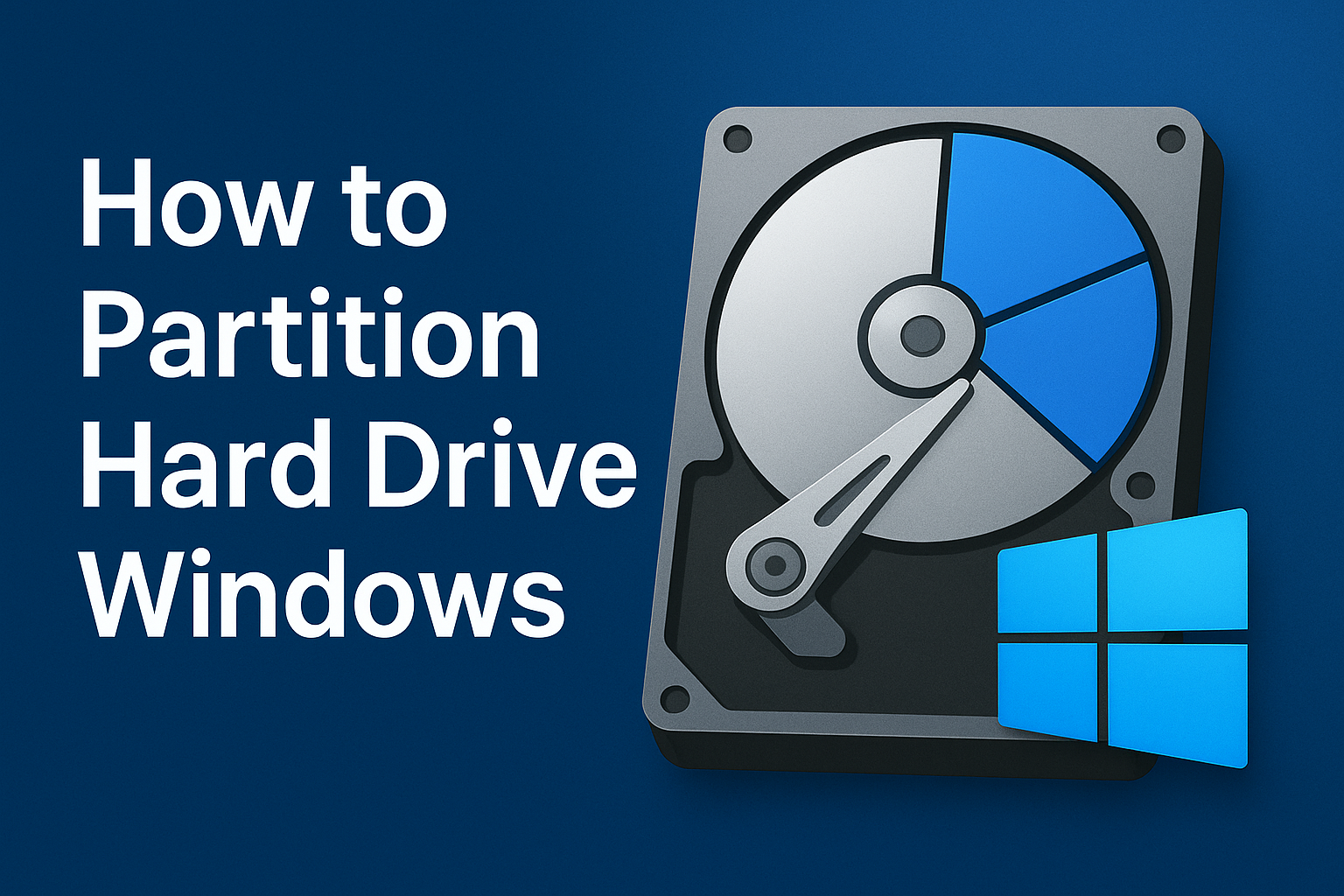 How to partition hard drive Windows