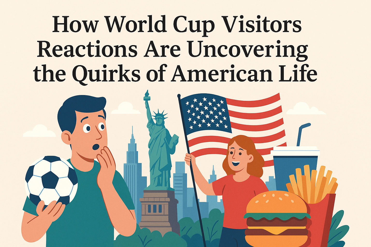 How World Cup Visitors Reactions Are Uncovering the Quirks of American Life