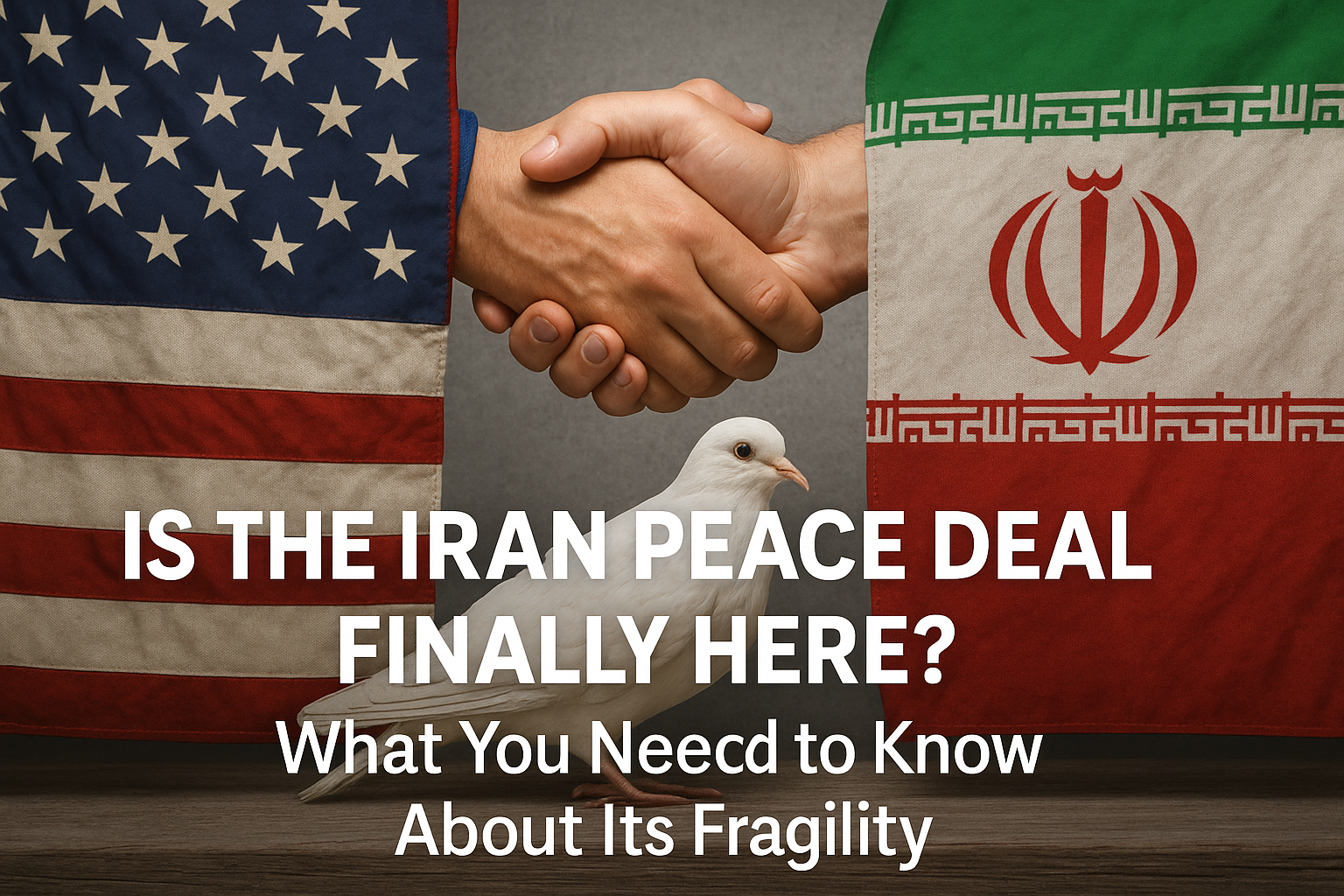 Is the Iran Peace Deal Finally Here? What You Need to Know About Its Fragility