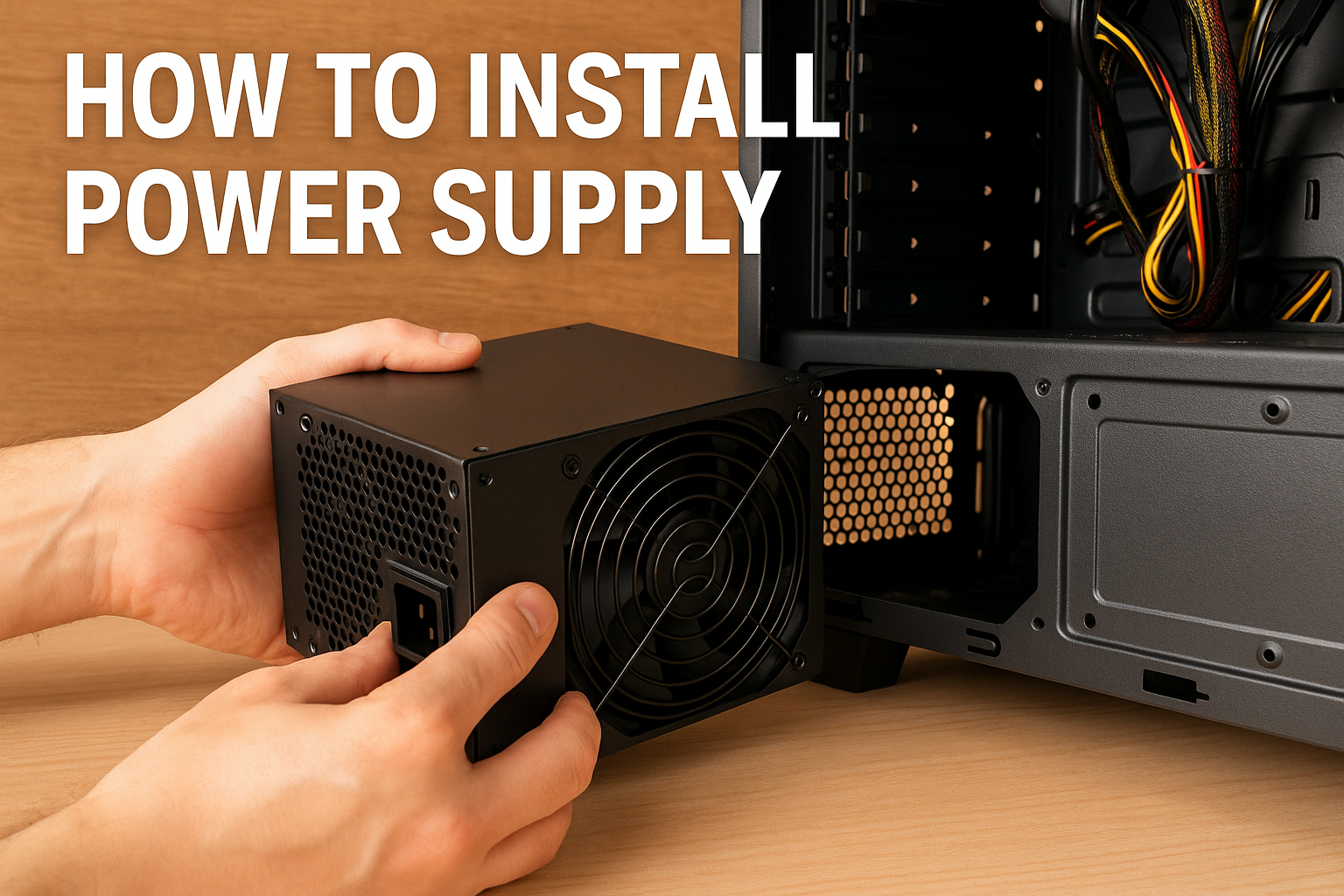 How to install power supply