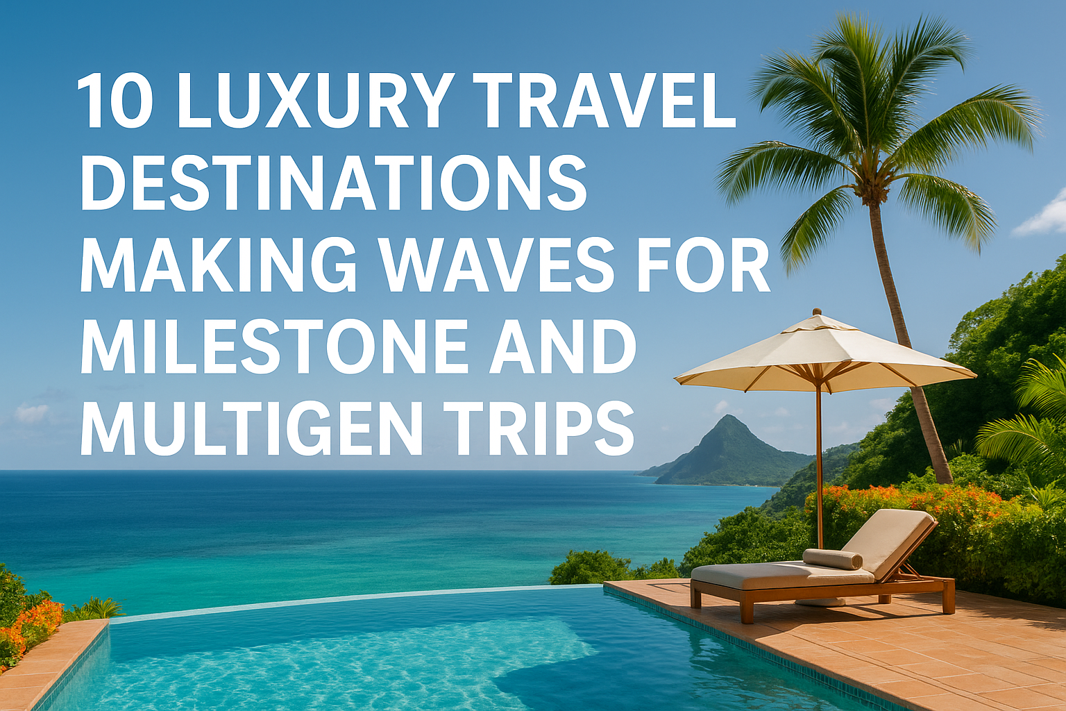 10 Luxury Travel Destinations Making Waves for Milestone and Multigen Trips