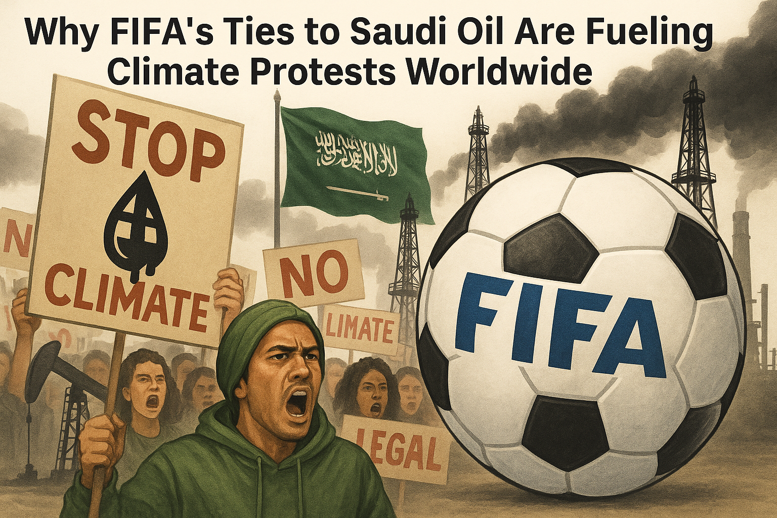 Why FIFA’s Ties to Saudi Oil Are Fueling Climate Protests Worldwide