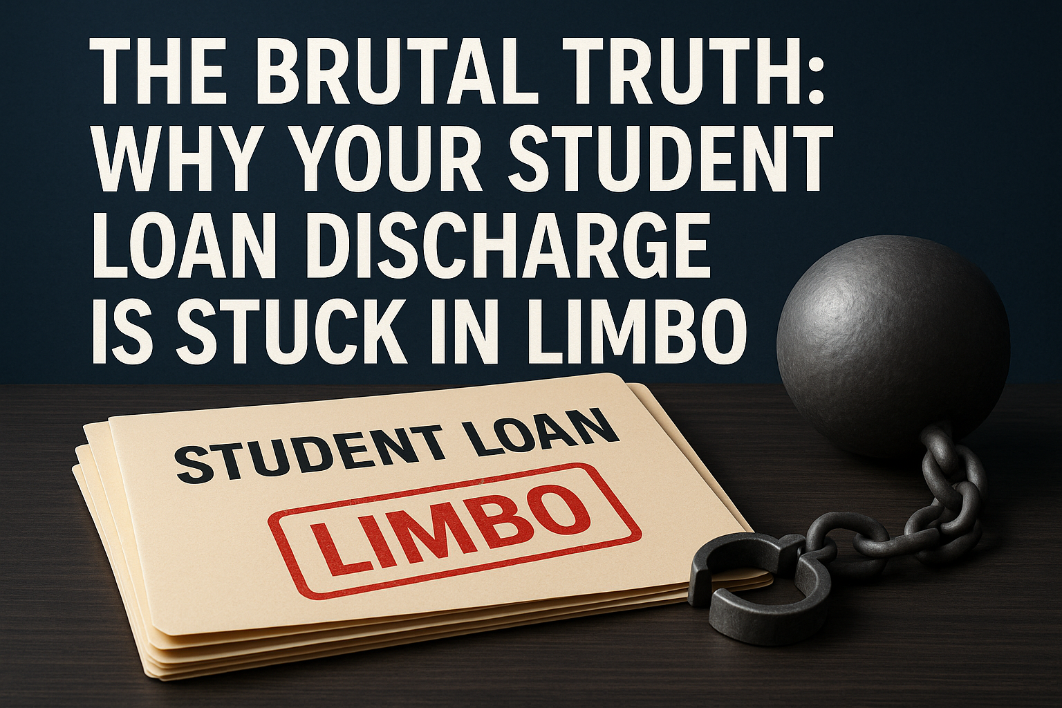 The Brutal Truth: Why Your Student Loan Discharge Is Stuck in Limbo