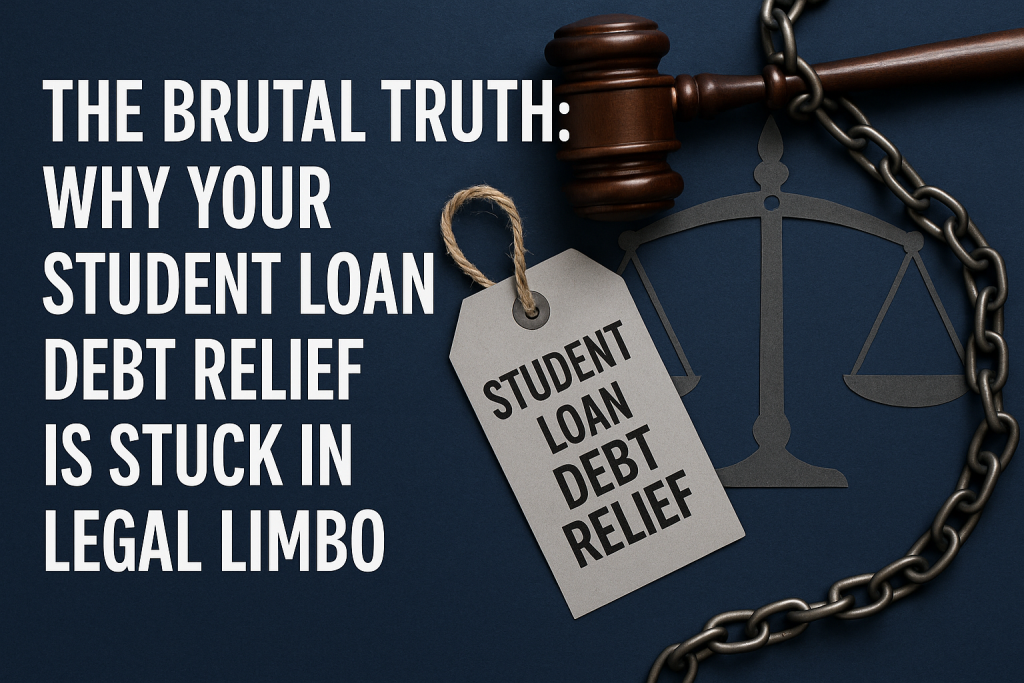 The Brutal Truth: Why Your Student Loan Debt Relief Is Stuck in Legal Limbo