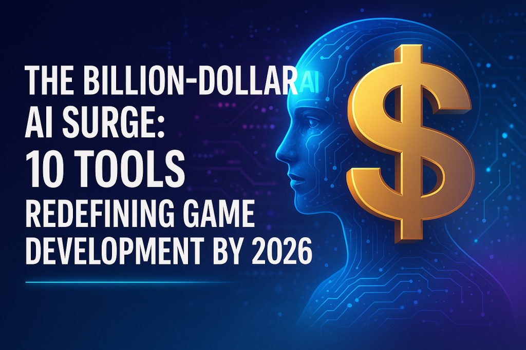 The Billion-Dollar AI Surge: 10 Tools Redefining Game Development by 2026